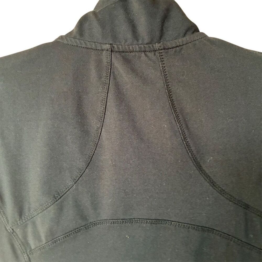 Betsey Johnson Women's Black Zip Jacket Gold Accents Size L Casual - Picture 5 of 7